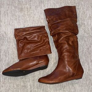 Brown Leather Women's Boots